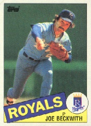 1985 Topps Baseball Cards      077      Joe Beckwith